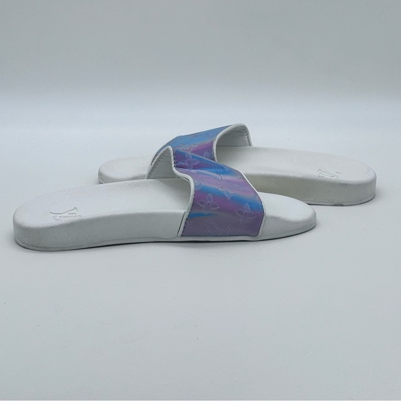 Louis Vuitton Iridescent Prism Monogram Slides. Size 12 - Picture 8 of 9